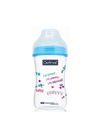 Optimal Feeding Bottle Plastic 240ml OPB-0102