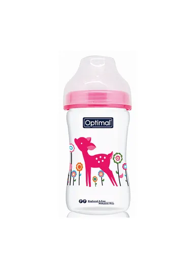 Optimal Feeding Bottle Plastic 240ml OPB-0102