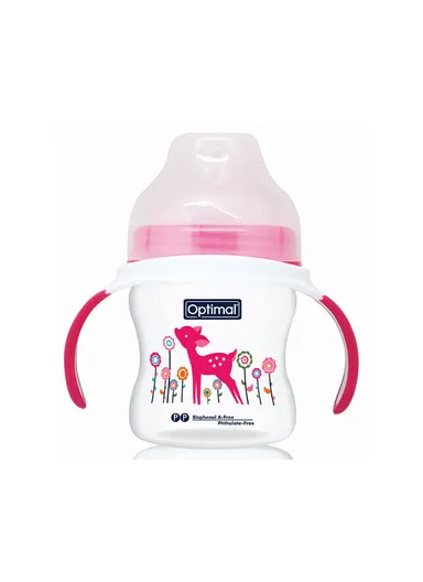 Optimal Extra Wide Feeding Bottle Plastic 150ml 