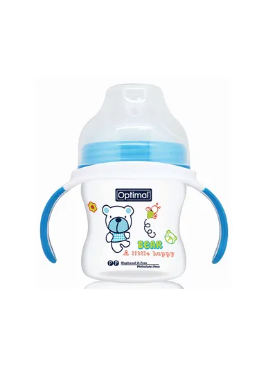 Optimal Extra Wide Feeding Bottle Plastic 150ml 