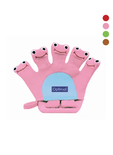 Optimal Bath And Exfoliating Sponge For Children With a Hand Design