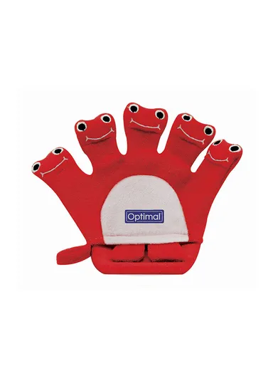 Optimal Bath And Exfoliating Sponge For Children With a Hand Design