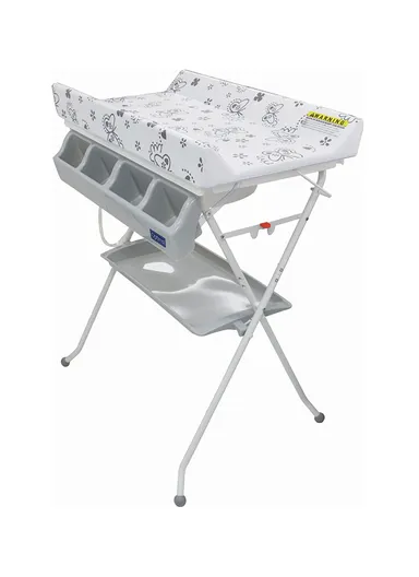 Baby Bath And Changing Table With Four Wheels OPB-1203 (D62 x W97 x H101)cm