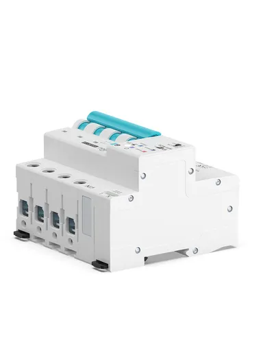 100A 4P WIFI Miniature Smart Circuit Breaker With Voltage Protection TOWSM1-100/4/100