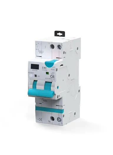 40A WIFI RCBO Adjustable Smart Circuit Breaker Residual Current Circuit breaker With Over Current and Leakage Protection TO-Q-SMR1-40JWT
