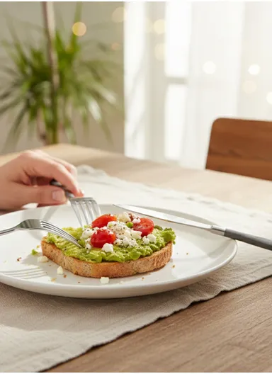 12 Pieces Elegant Mirror Finish Dinner Fork Set 3 / 205 mm - Grey