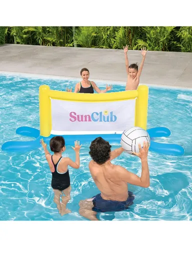 Inflatable Volleyball Sports Kit For Pools With Inflatable Ball 35035 (L±239cm x W74cm x H76)cm