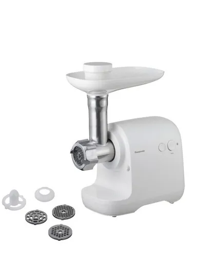 Panasonic Meat Mincer/Grinder/SaUSage/Kibbeh Maker, 1700W, Silver, Japan Blade.