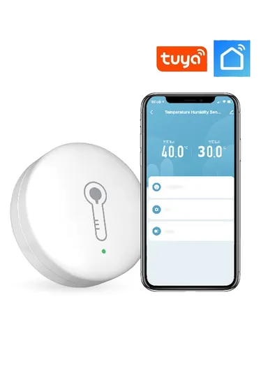  APP Remote Control Automatic Alarm Temperature Humidity Meter For Home IH-K009