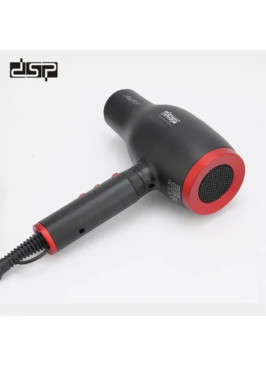 1400W Hair Dryer with Adjustable Speeds &amp; Temperatures, 16800-18000 High-Speed Hair Dryer 37002 - Black