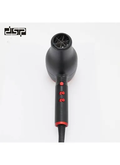 1400W Hair Dryer with Adjustable Speeds &amp; Temperatures, 16800-18000 High-Speed Hair Dryer 37002 - Black