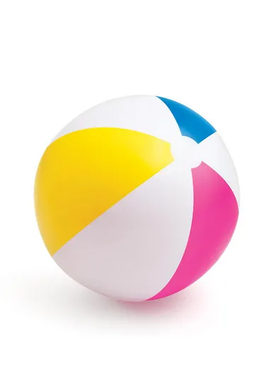 Inflatable Glossy Colored Beach Ball 59030
